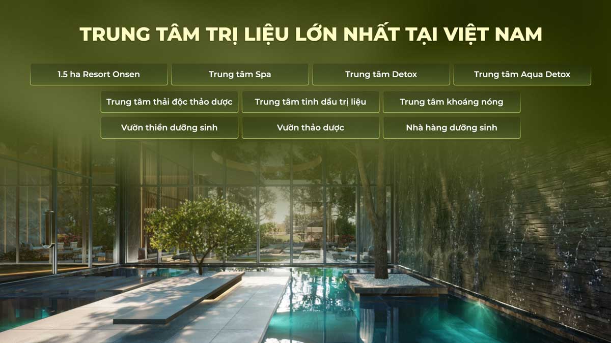 Tiện ích Eco Retreat Long An ví như một resort nghỉ dưỡng 6 sao độc đáo